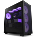 GABINETE NZXT H7 FLOW RGB NEGRO ATX S/FUENTE CRISTAL USB 3.2 TIPO-C CM-H71FB-R1 1AÑO DE GARANTIA