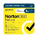 LICENCIA ANTIVIRUS NORTON 360 DELUXE PERSONAL 5 DISPOSITIVOS 21414709 SIN GARANTIA
