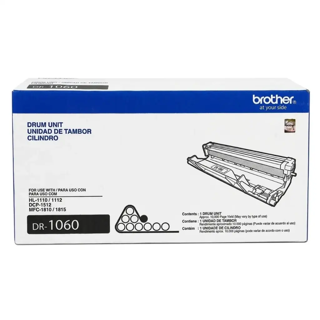 TAMBOR BROTHER DR-1060 NEGRO VERDE 10000 PAGINAS HL-1112 DPC-1617NW GARANTIA CON EL FABRICANTE
