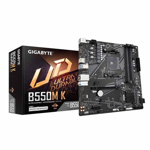 MOTHER AMD B550M K GIGABYTE AM4 4xDDR4 128GB M-ATX 12M DE GARANTIA