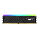 RAM ADATA D35 DDR4 8GB 3200 NEGRO RGB AX4U32008G16A-SBKD35G 11M DE GARANTIA