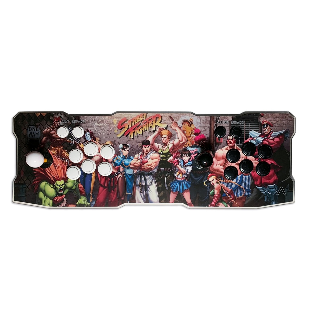 CONSOLA TABLERO AION 2P-S2 TEAM STREET FIGTHER CON 6600 JUEGOS ARCADE 3D MULTIJUGADOR CONEXION HDMI VGA 3M DE GARANTIA