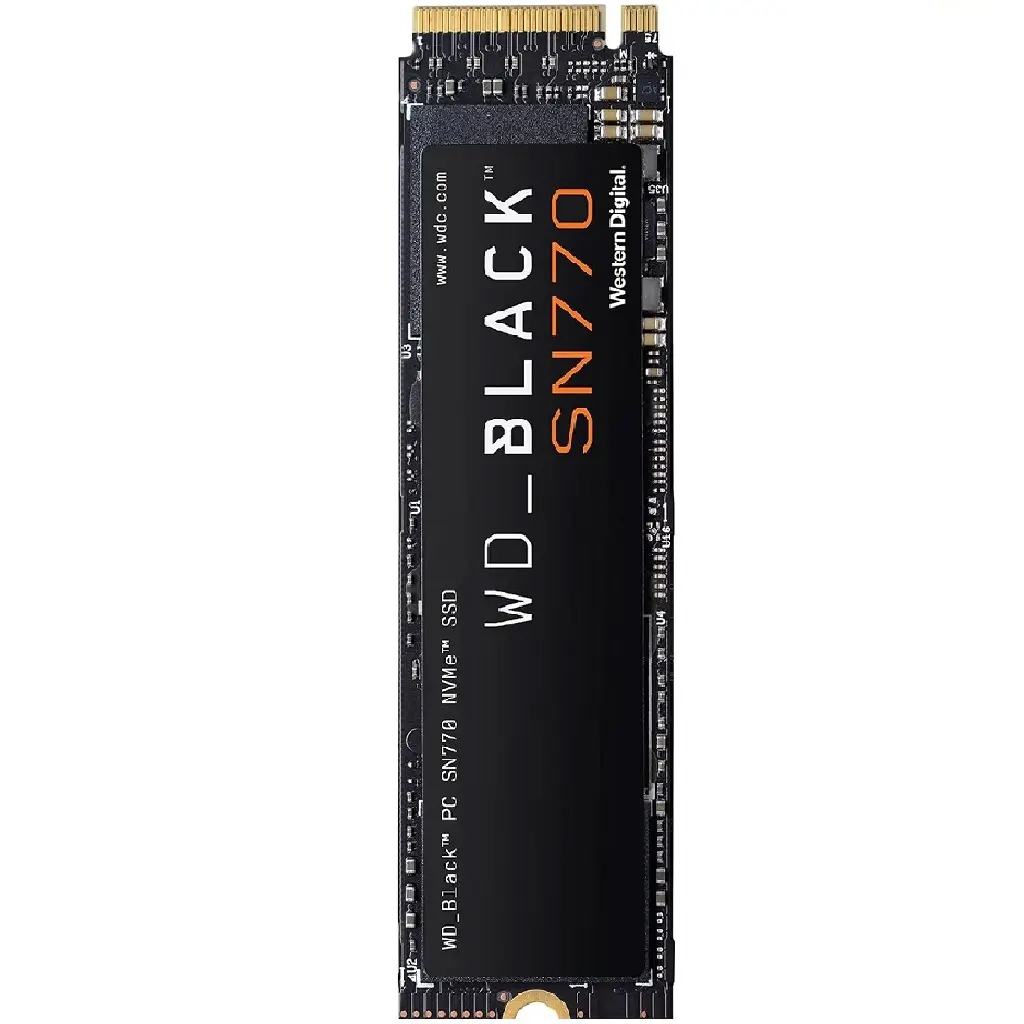 SSD WD BLACK SN770 NVME 2TB PCI EXPRESS 4.0 M.2 WDS200T3X0E 12M DE GARANTIA