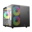 archivar 101224GABINETE BALAM RUSH TANK MINI GI930 NEGRO M-ATX RGB VENTS 3VENT CRISTAL S/FUENTE BR-936033 11M DE GARANTIA