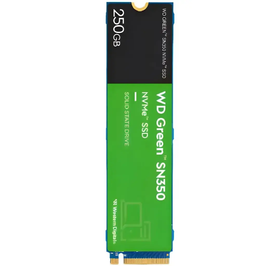 SSD WD GREEN SN350 NVME 250GB PCI EXPRESS 3.0 M.2 WDS250G2G0C 11M DE GARANTIA