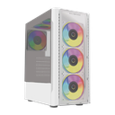 archivar 101224GABINETE BALAM RUSH DRAGONFLY II CRYSTAL GM745 BLANCO ATX RGB 4VENT CRISTAL S/FUENTE BR-935975 11M DE GARANTIA