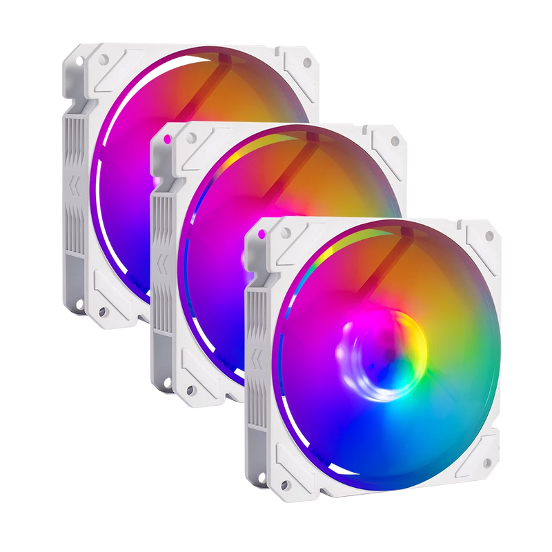 VENTILADOR BALAM RUSH EOLOX BLAZE EX70KW KIT3X1 120MM BLANCO ARGB BR-937979 3M DE GARANTIA