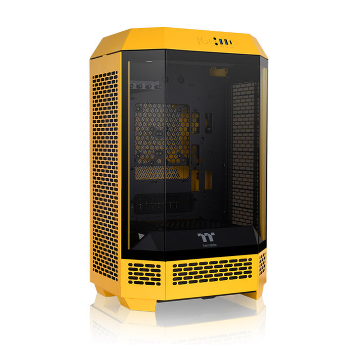 GABINETE THERMALTAKE THE TOWER 300 BUMBLEBEE MICRO ATX CRISTAL MICROTOWER AMARILLO CA-1Y4-00S4WN-00 12M DE GARANTIA