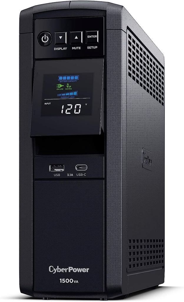 NOBREAK 1500VA 1000W CP1500PFCLCDA CYBERPOWER 12C 1AÑO DE GARANTIA