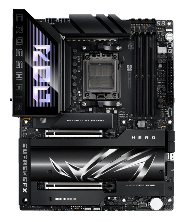 MOTHER AMD X870-E HERO ASUS ROG CROSSHAIR AM5 4xDDR5 256GB ATX 90MB1IE0-M0AAY0 12M DE GARANTIA