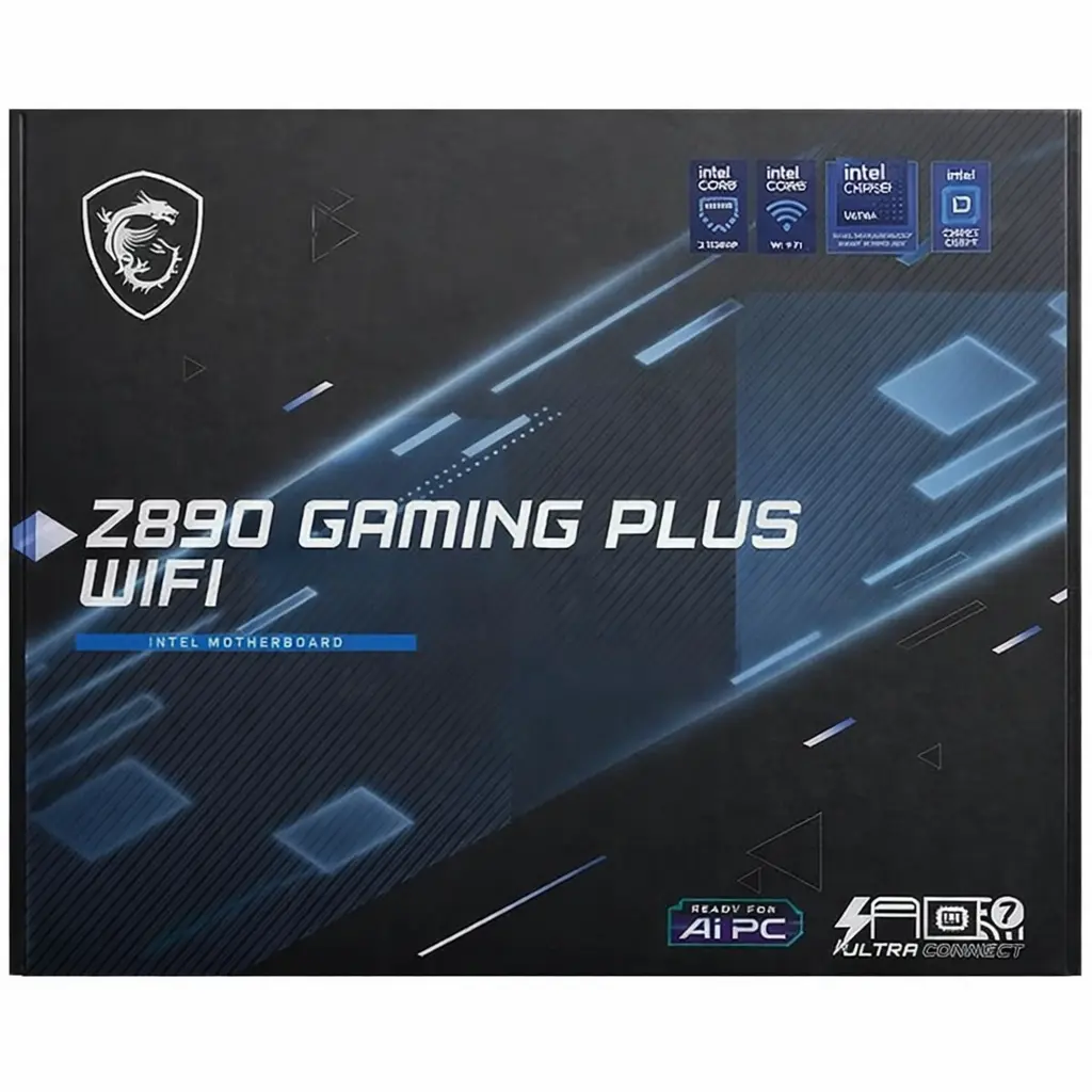 MOTHER INTEL Z890 WIFI MSI GAMING PLUS LGA1851 4xDDR5 256GB ATX 12M DE GARANTIA