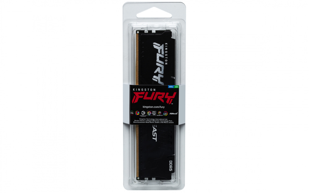 RAM KINGSTON FURY BEAST DDR5 16GB 6000 NEGRO KF560C36BBE2-16 12M DE GARANTIA