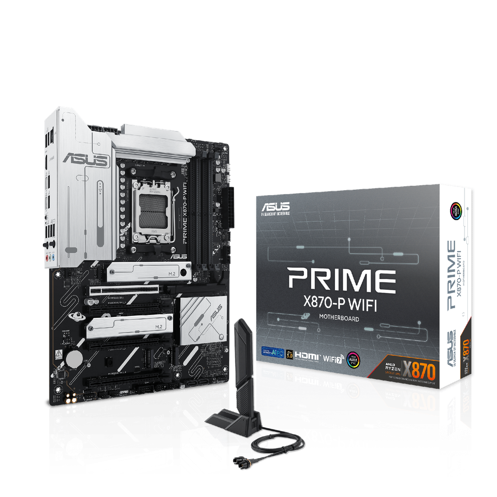 MOTHER AMD X870-P WIFI ASUS PRIME AM5 4xDDR5 256GB ATX 90MB1IS0-M0EAY0 12M DE GARANTIA