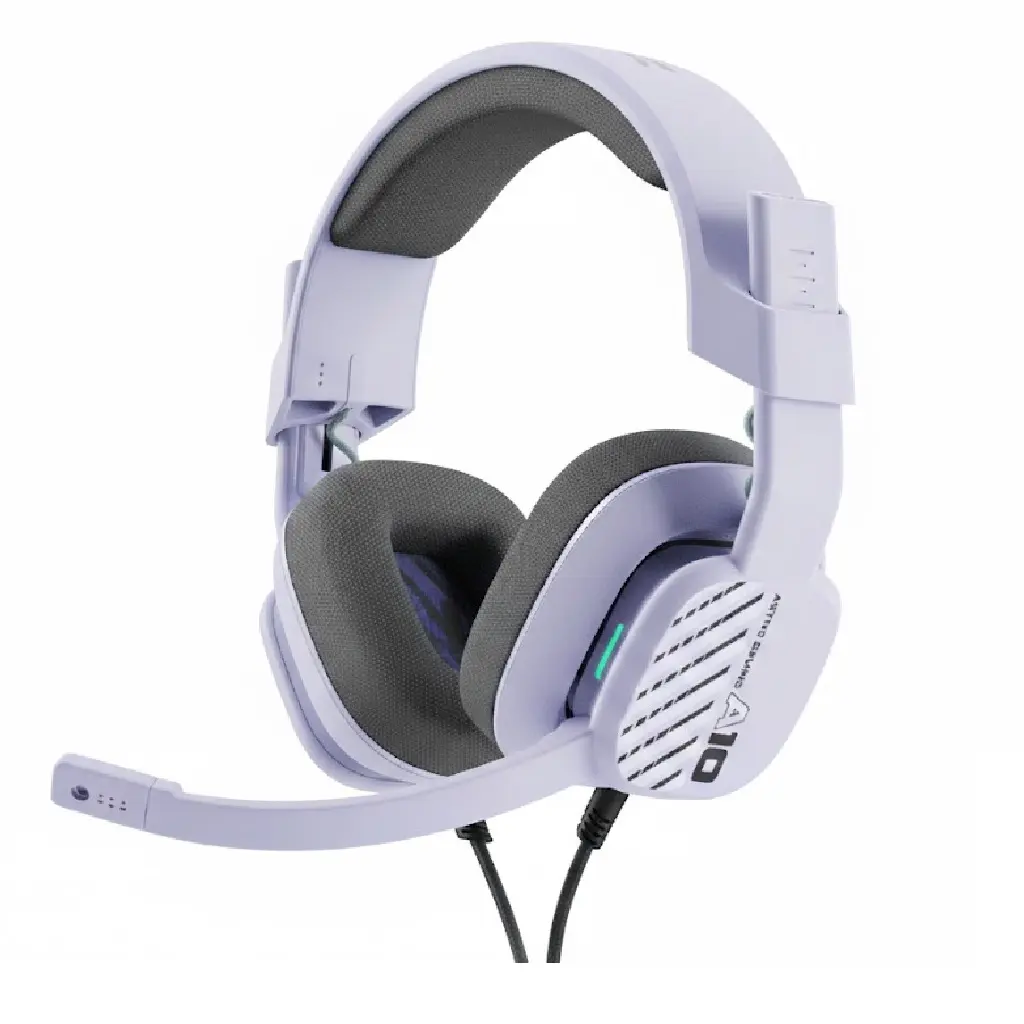 DIADEMA LOGITECH A10 ASTRO GAMING ALAMBRICA 3.5MM LILA 939-002077 12M DE GARANTIA