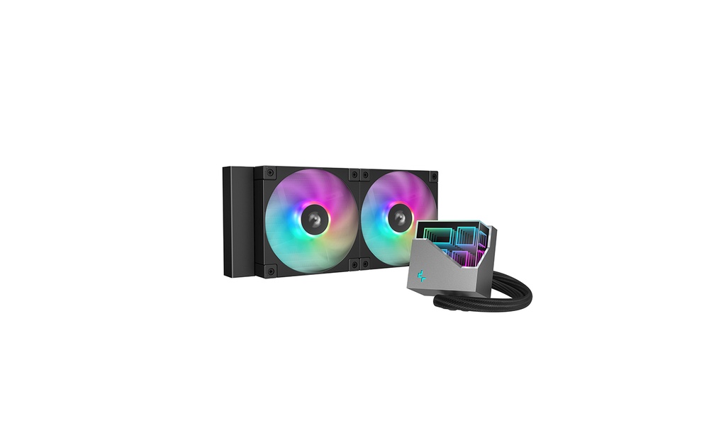 ENFRIAMIENTO DEEPCOOL LT240 NEGRO ARGB 240MM LGA1700/AM5 R-LT240-BKAMNC-G-1 11M DE GARANTIA