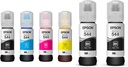 ARCH140625 KIT TINTA EPSON T544 6PZAS 65ML  3 NEGRO,CYAN, MAGENTA, AMARILLO/L3150/L3110/L5190/L110 SIN GARANTIA