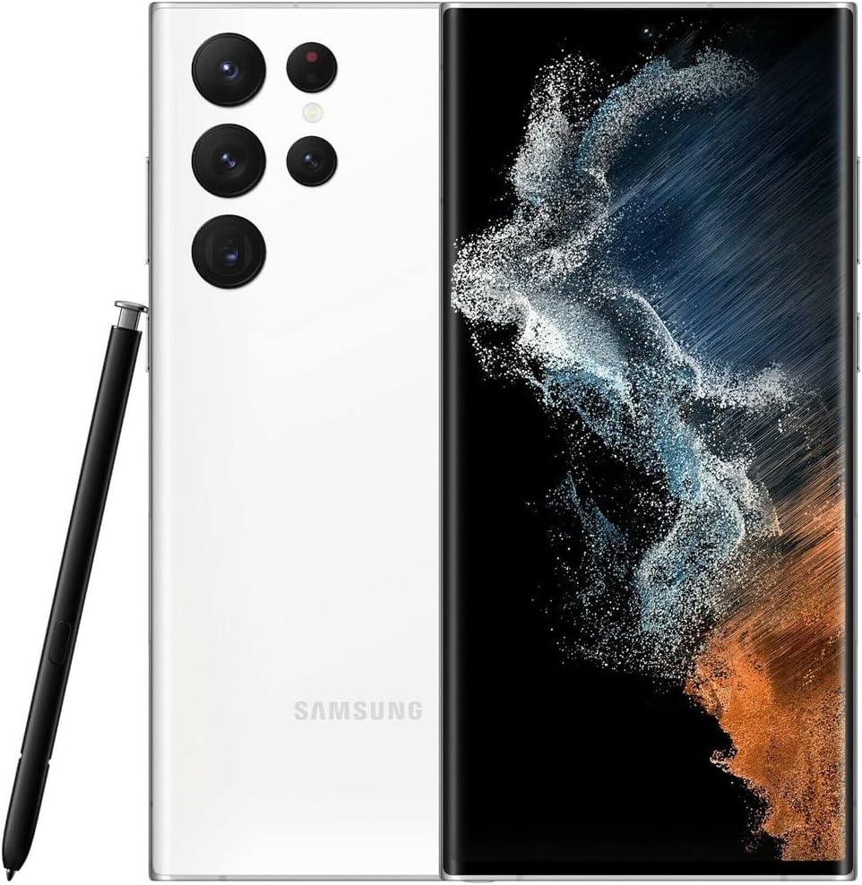 CELULAR SAMSUNG GALAXY S22 ULTRA 5G NFC 1-SIM 12GB 256GB 6.8" SM-S908U1 BLANCO 11M DE GARANTIA