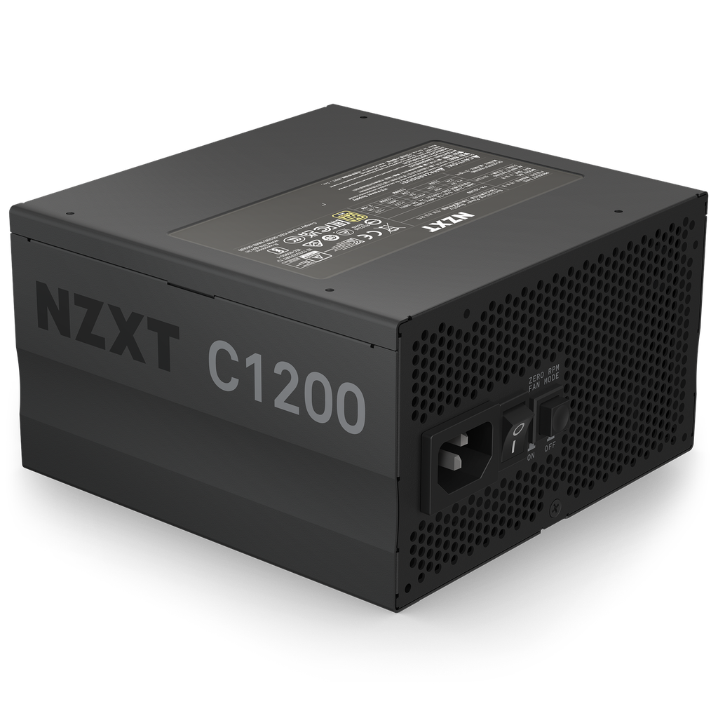 FUENTE NZXT C1200 1200W NEGRA ATX 3.0 GOLD FULL MODULAR PCIE5.0 PA-2G1BB-US 12M DE GARANTIA