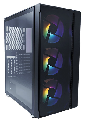 GABINETE NACEB EVOTEC TOKYO NEGRO ATX CRISTAL TEMPLADO EV-1021 1M DE GARANTIA