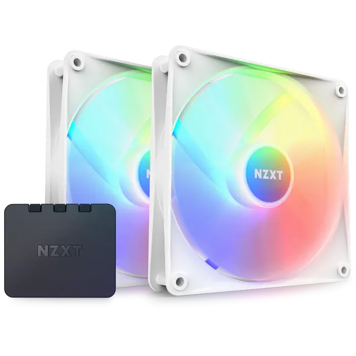 VENTILADOR NZXT F140 RGB CORE BLANCO 140MM RF-C14DF-W1 11M DE GARANTIA