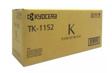 TONER KYOCERA TK-1152 NEGRO 3000 PAGINAS COM/P2235DN/P2235DW/M2135DN/M2635DW 1T02RV0US0 GARANTIA CON FABRICANTE  