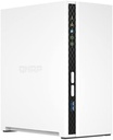 SERVIDOR QNAP TS-233-US CORTEX-A55 2.0GHZ 2GB DDR4 2BAHIAS WHITE S/N DISCOS 12M DE GARANTIA