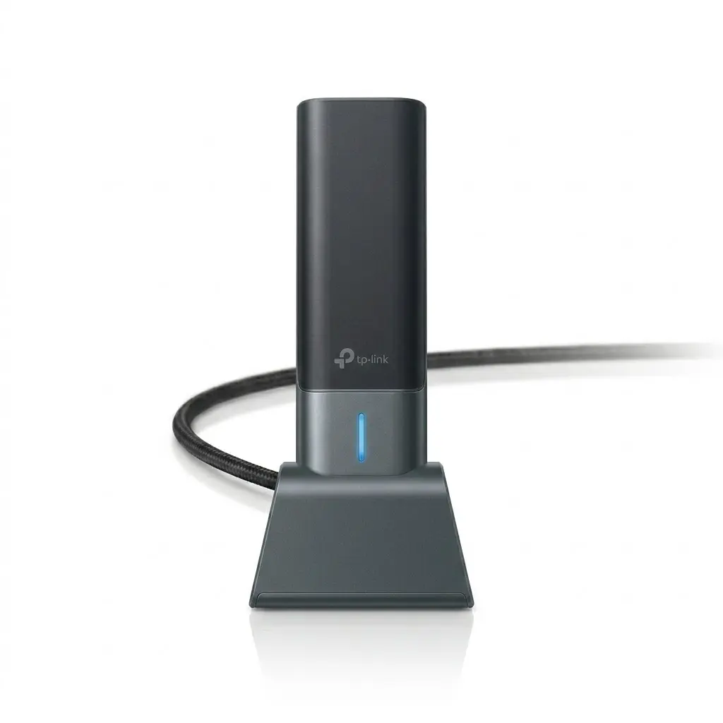 ADAPTADOR TPLINK USB ARCHER TXE70UH 2402MBPS 6GHZ WIFI 6E TRIPLE BATH USB 2.0 12M DE GARANTIA