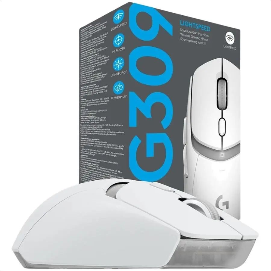 MOUSE LOGITECH LIGHTSPEED G309 INALAMBRICO 910-007206 BLANCO 12M DE GARANTIA