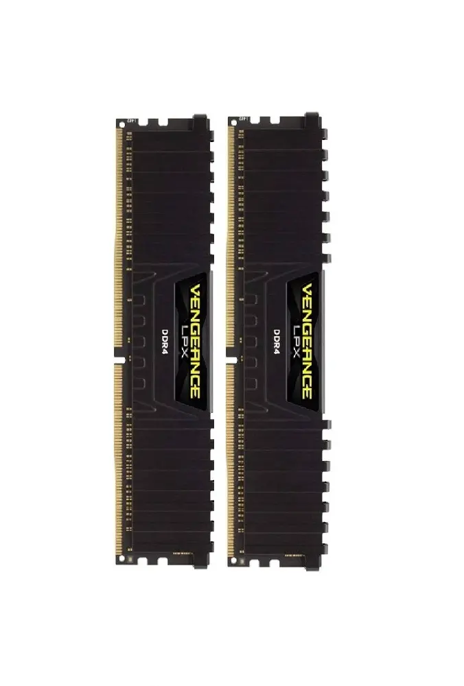 RAM CORSAIR DDR4 VENGEANCE LPX 2X16 32GB 2400 NEGRO CMK32GX4M2A2400C16 12M DE GARANTIA