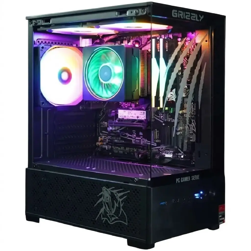 PC GAMER GRIZZLY AMD RYZEN 7 5700G RAM 32 GB SSD M.2 1 TB WIFI BT PCG-AMD091 UN AÑO DE GARANTIA