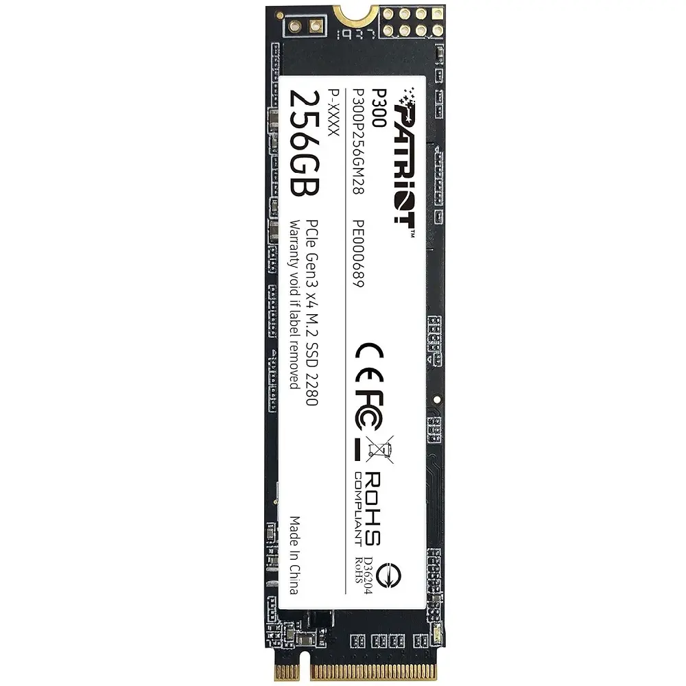 SSD PATRIOT P300 256GB 2280 M.2 1700MB 9SE00083-P300P256GM28 11M DE GARANTIA