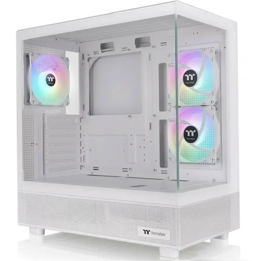 GABINETE THERMALTAKE VIEW 270 PLUS TG ARGB SNOW ATX CRISTAL MIDTOWER BLANCO CA-1Y7-00M6WN-01 12M DE GARANTIA