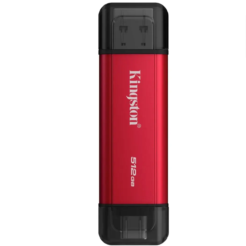 SSD EXTERNO KINGSTON DUAL 512GB USB-C/-A ROJO SPSD/512GB 11M DE GARANTIA