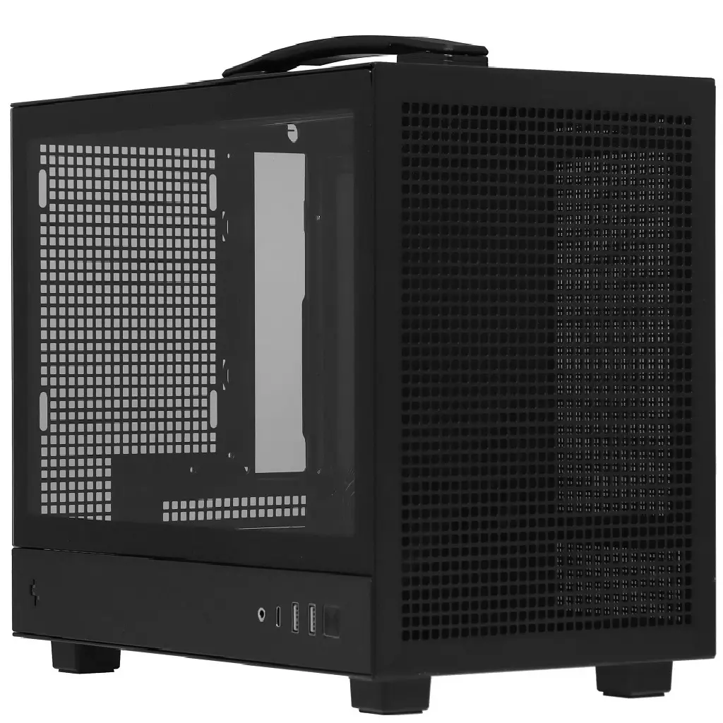 GABINETE DEEPCOOL CH160 PLUS NEGRO M-ATX S/FUENTE R-CH160-BKNGM0-G 12M DE GARANTIA