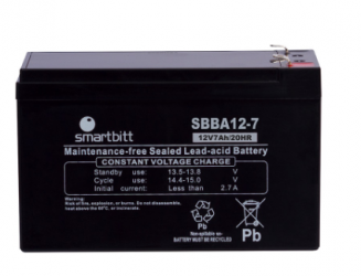 BATERIA DE REMPLAZO PARA NO BREAK SMARTBITT SBBA12-7 12V 7AH 11M DE GARANTIA
