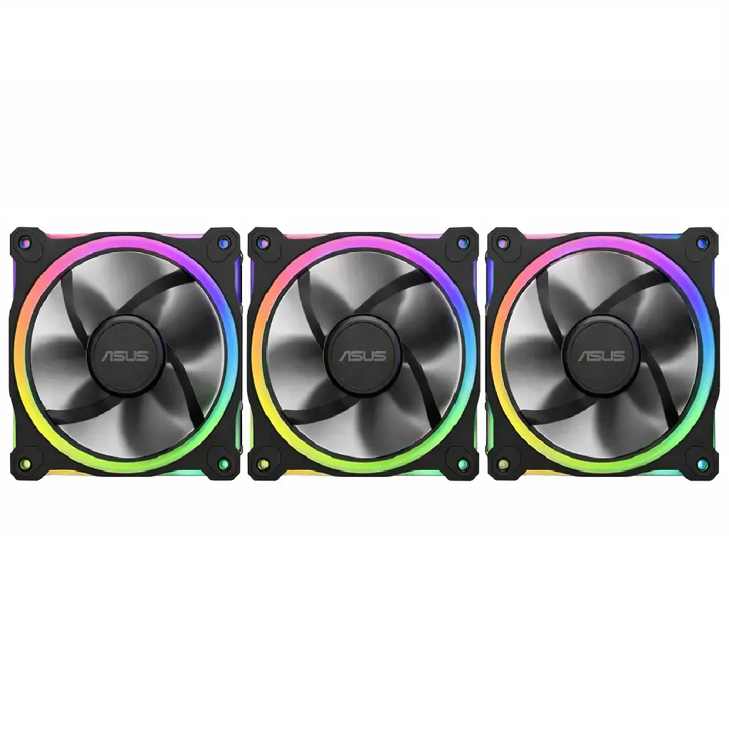 VENTILADOR ASUS PRIME MR120 ARGB 120MM BLACK 3PACK 90DA00I0-B08020 12M DE GARANTIA