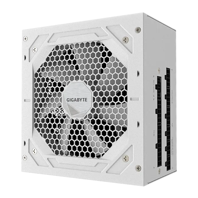 FUENTE GIGABYTE 1000W 80PLUS GOLD ATX MODULAR BLANCO GP-UD1000GM PG5 ICE 12M DE GARANTIA