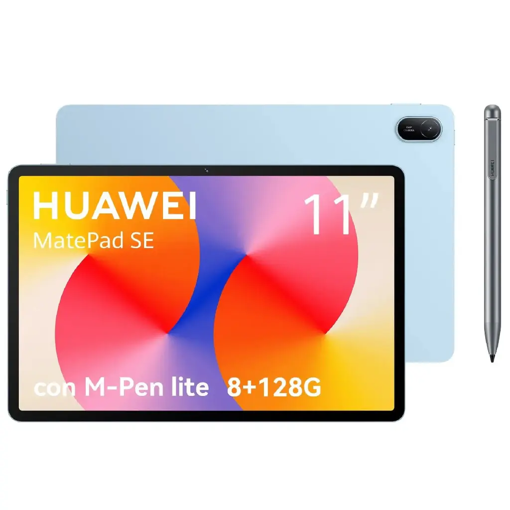 TABLET HUAWEI MATEPAD SE 11 8GB 128GB OCTA CORE HISILICON KIRIN 710A HARMONYOS INC LAPIZ AZUL AGS6-W09 53014GYW GARANTIA CON FABRICANTE