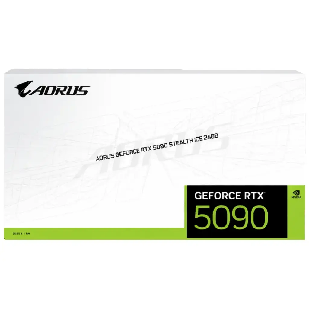 TARJETA DE VIDEO NVIDIA GEFORCE RTX5090 32GB GDDR7 GIGABYTE AORUS STEALTH GV-N5090AORUSST ICE-32GD 12M DE GARANTIA
