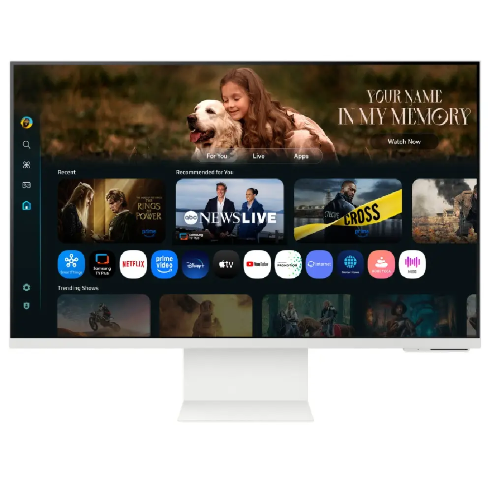 MONITOR 32 SAMSUNG SMART M8 4MS 60HZ 4K VA BLANCO TIZEN AI LS32FM801ULXZX GARANTIA CON FABRICANTE