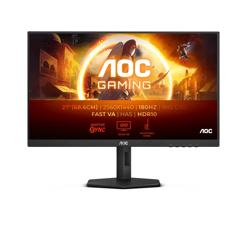 MONITOR 27 AOC Q27G4XN 0.5MS 180HZ QHD VA GARANTIA CON FABRICANTE