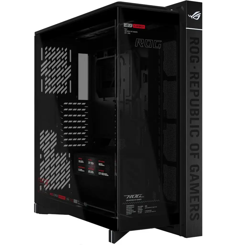 GABINETE ASUS ROG CRONOX GR801 E-ATX BLACK 90DC00T0-B08000 12M DE GARANTIA