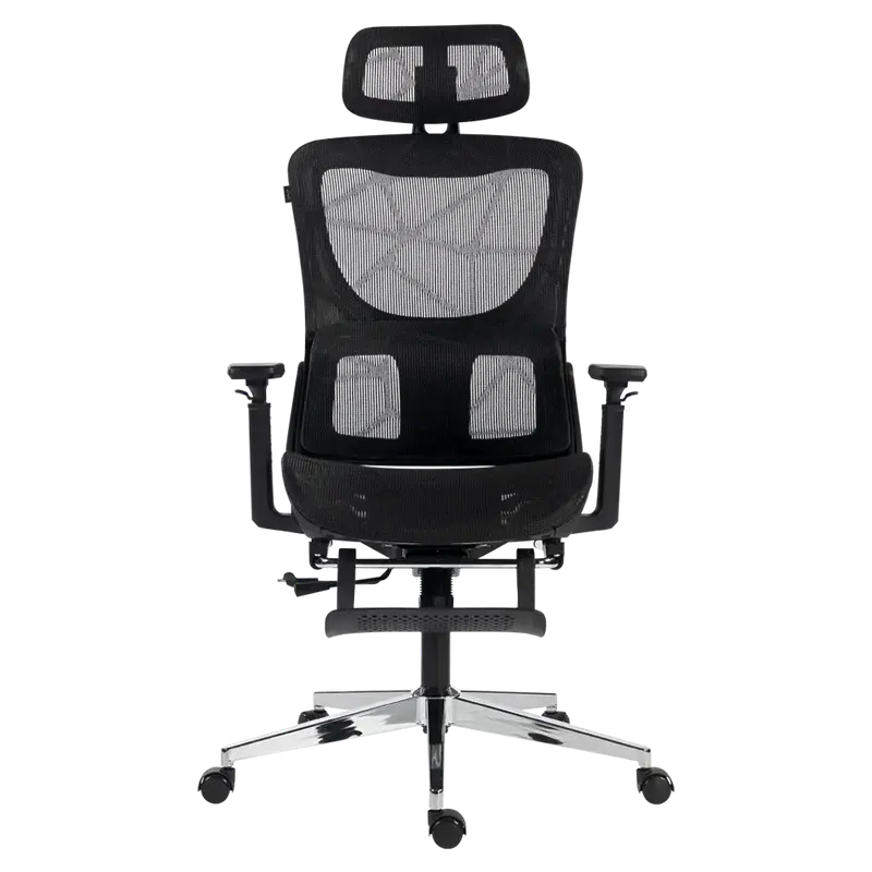 SILLA ACTECK FLUX ULTRA EC696HR MALLA ERGONOMICA NEGRA 120 KG AC-943291 6M DE GARANTIA