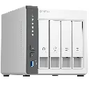 SERVIDOR QNAP TS-433-4G-U CORTEX -A55 2.0GHZ 4GB DDR4 4BAHIAS WHITE S/N DISCOS 12M DE GARANTIA