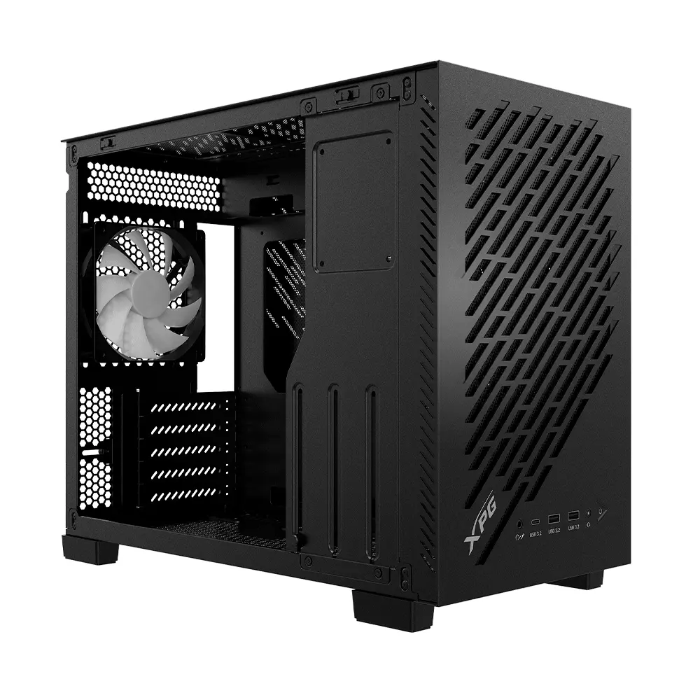 GABINETE ADATA XPG VALOR AIR NANO NEGRO ARGB MICRO-ATX S/FUENTE VALORAIRNANOMAA-BKCWW 12M DE GARANTIA
