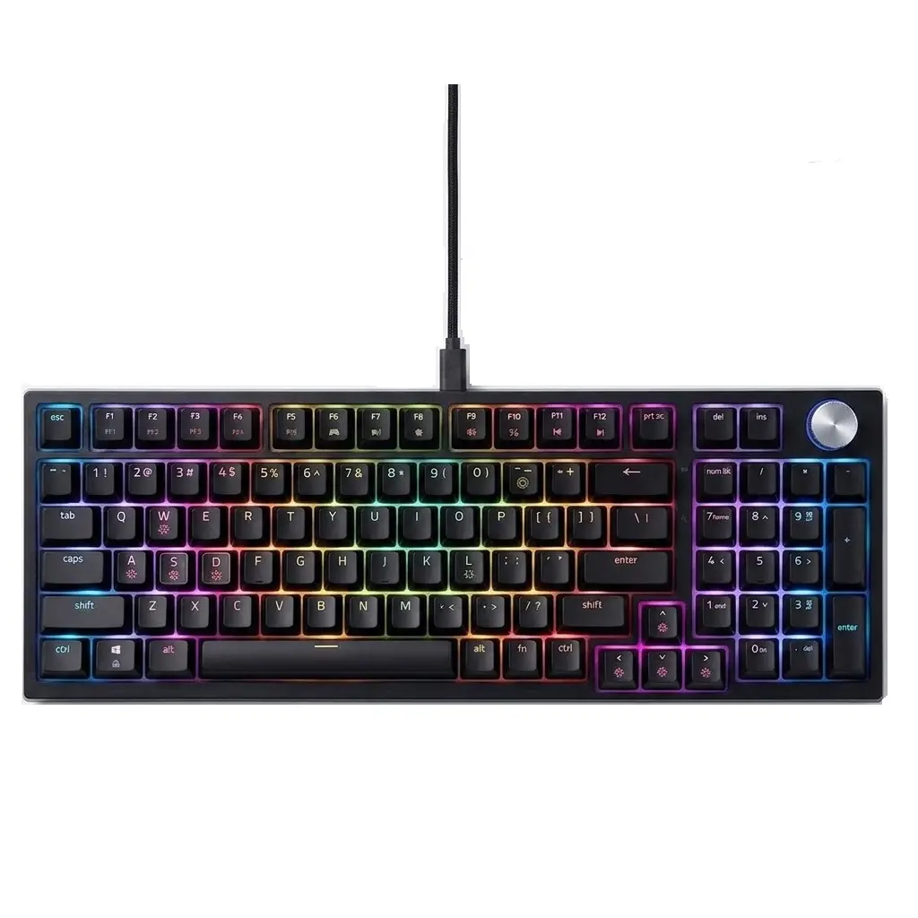 TECLADO XPG SORCERER MECANICO ALAMBRICO USB-C RGB NEGRO SORCERERRD-BKCWW 12M DE GARANTIA