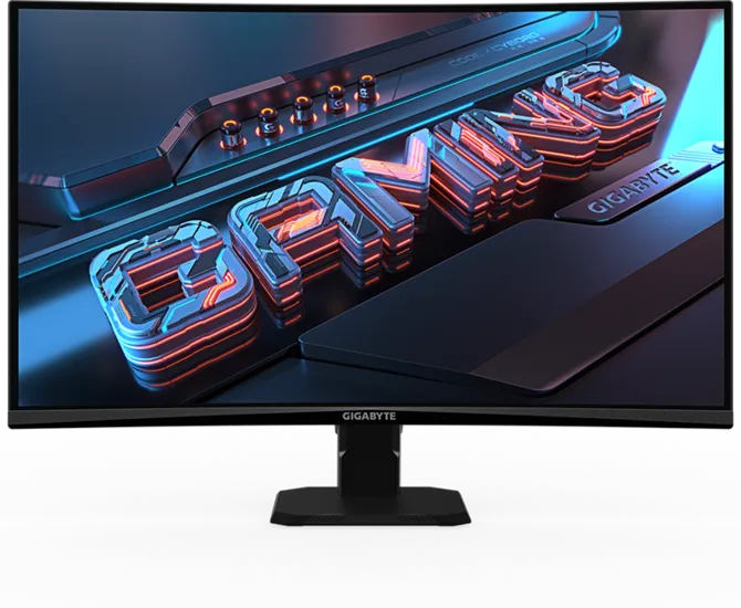 MONITOR 27 GIGABYTE GS27QCA 1MS 180HZ QHD GAMER VA CURVO ANTI-GLARE DP HDMI 12M DE GARANTIA