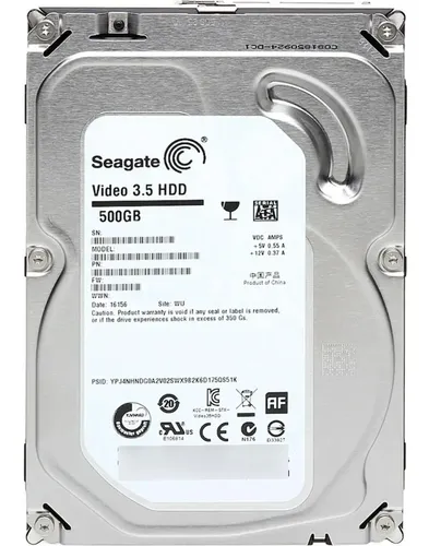 DD SEAGATE NEW PULL 500GB VIDEO 3.5 HDD ST3500312CS 7200RPM SATA II12M DE GARANTIA