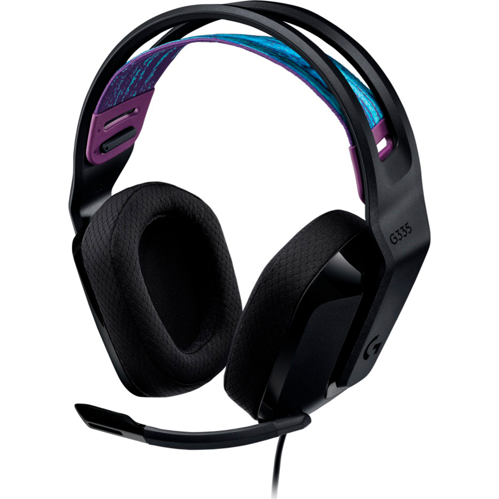 DIADEMA LOGITECH G335 GAMER NEGRO CONEXION 3.5MM PC/XBOX/PLAYSTATION/NINTENDO SWITCH 981-000977 12M DE GARANTIA