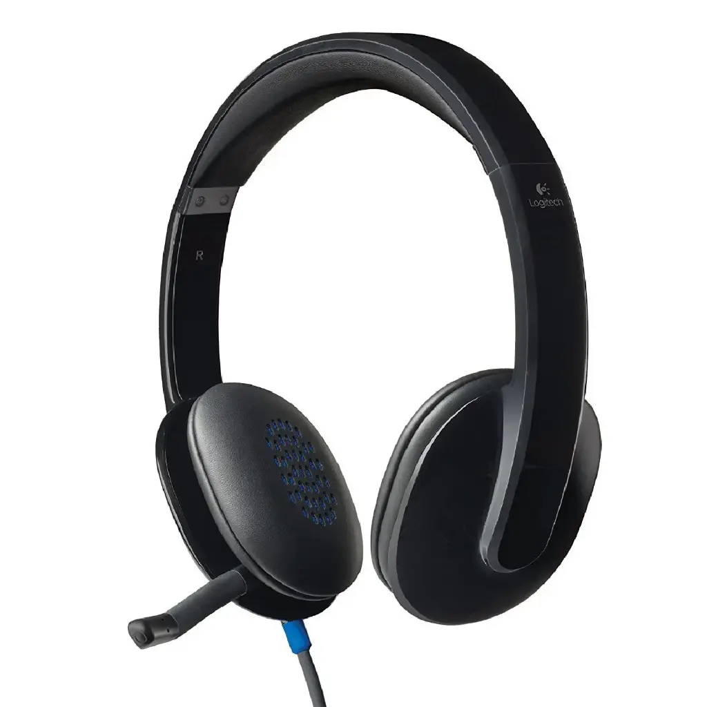 DIADEMA LOGITECH H540 STEREO NEGRO USB 981-000510 12M DE GARANTIA